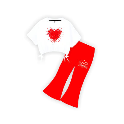 Urban Planet Red Heart T-shirts & Shorts